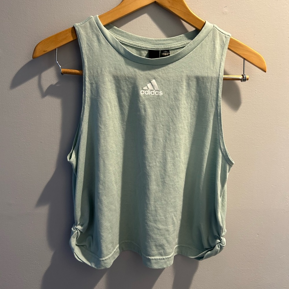 adidas Women's Light Mint Green Tank Top